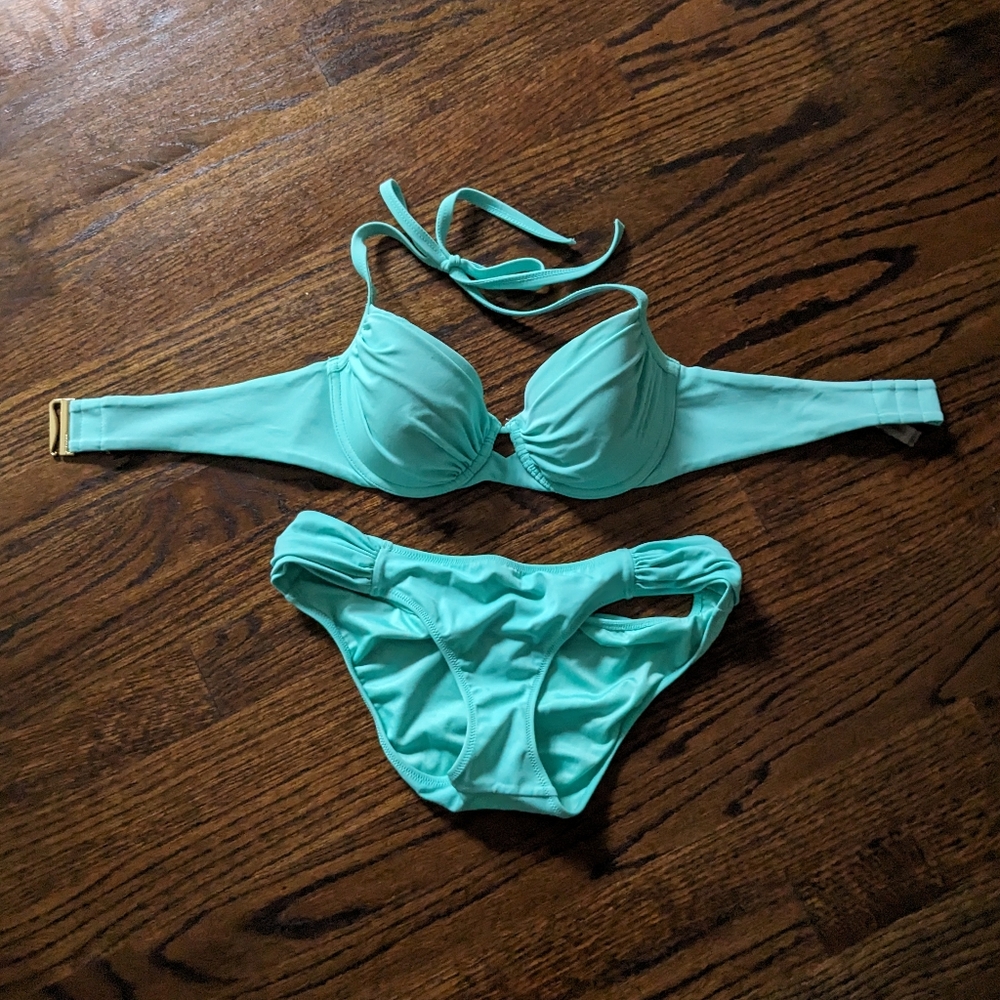 Victoria's Secret 2 Piece Bikini,  Bottoms - small, Top - 32C